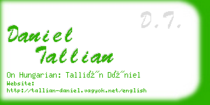 daniel tallian business card